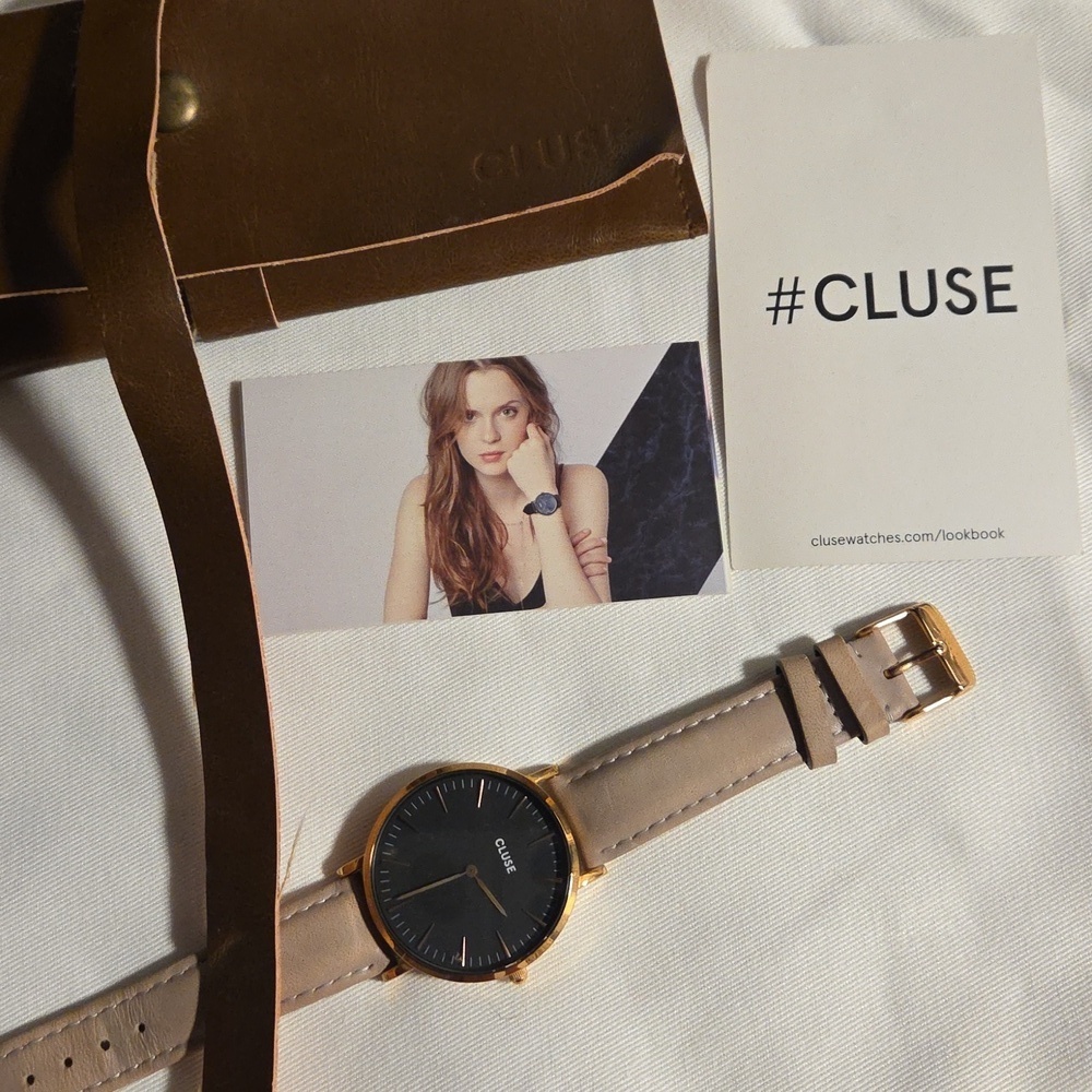 Cluse La Bohème Gold Black/Grey Ladies Watch - Picture 2 of 8